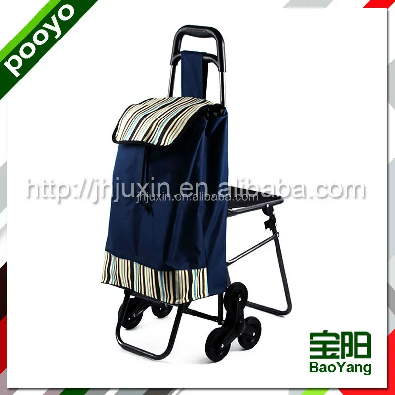 Single chair shopping trolley