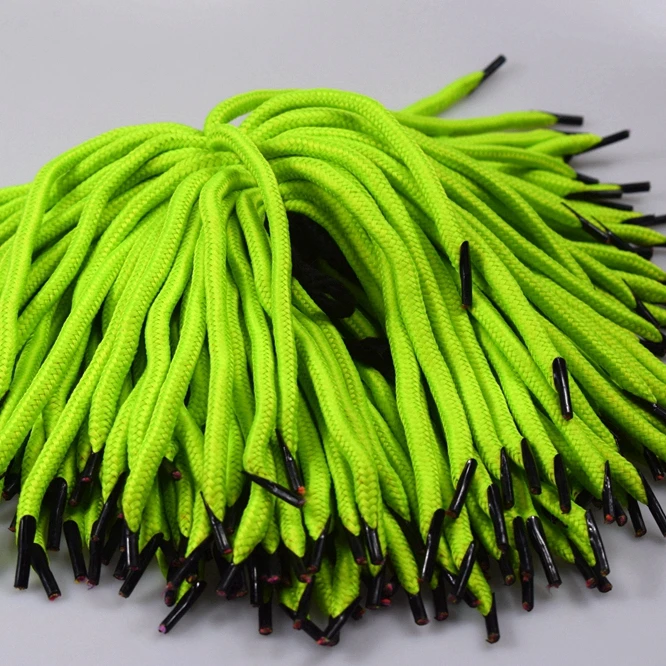 Double polyester braided colorful cotton paper bag rope handle