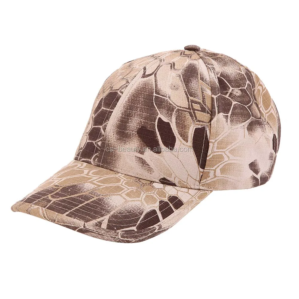 Kryptek Typhon Camouflage Hunting Sun Hat / Mandrake Camo Hiking Travel Caps / 6 Panel Army Military Baseball Cap