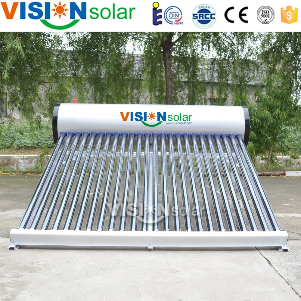 Хорошая цена солнечные водонагреватели атмосферного давления 200 л бак с высоким качеством вакуумной трубки
