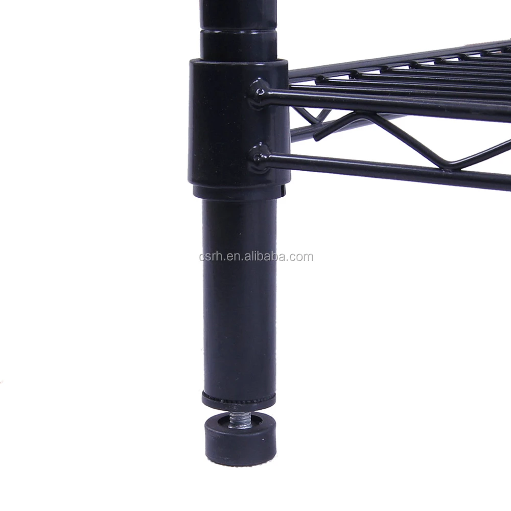 RH-WS7033170B -6  storage shelf rack     700*330*1700mm Light Duty Six Layers Storage Wire Shelf