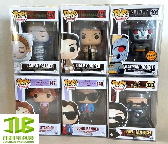 Pop Protector Vinyl Package Box Acid-free Plastic Acrylic 4 Funko Toy Case