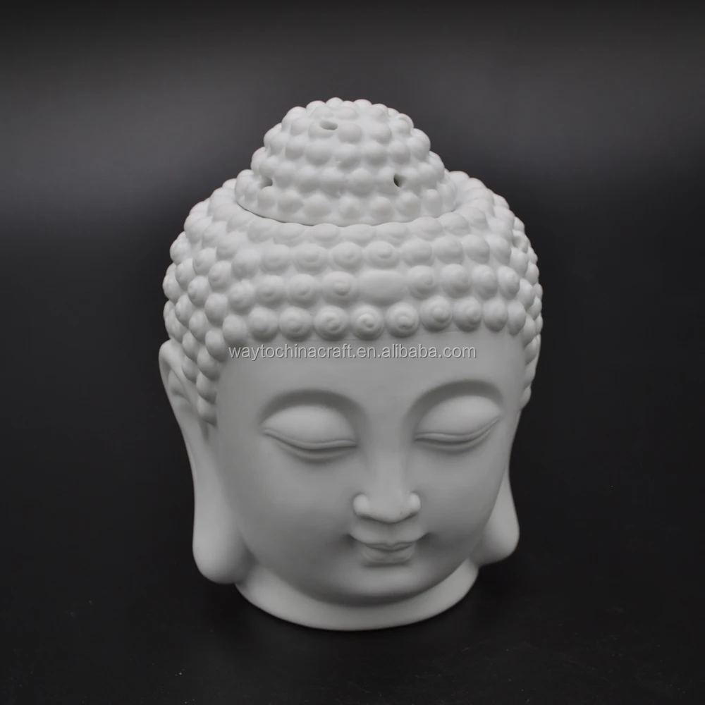 Home decoration porcelain ceramic buddha candle holder