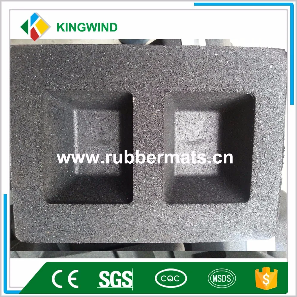 All size recycled rubber big foot/rubber base/rubber tiles