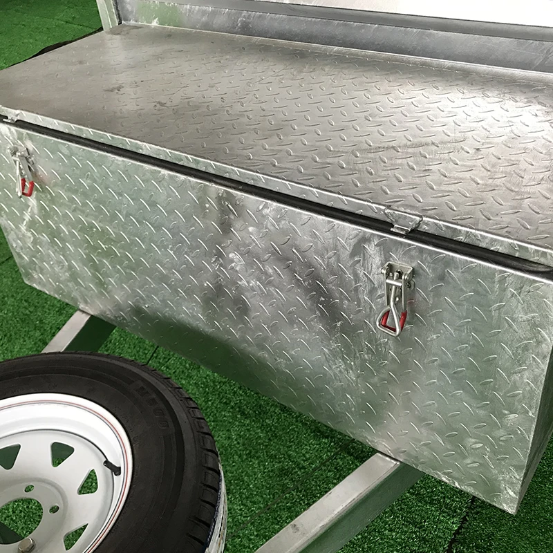 New popular design caged tipper trailer for cargo trailer car