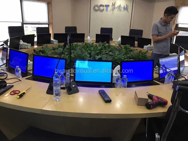 BW Automatic Turnover LCD Flip Up Mechanism With HD Screen/Motorized Monitor Lifting System