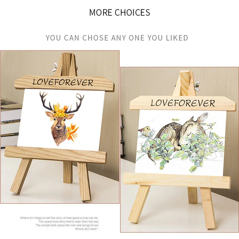 Solid wood frame wooden creative personality photo frame phase frames with stand