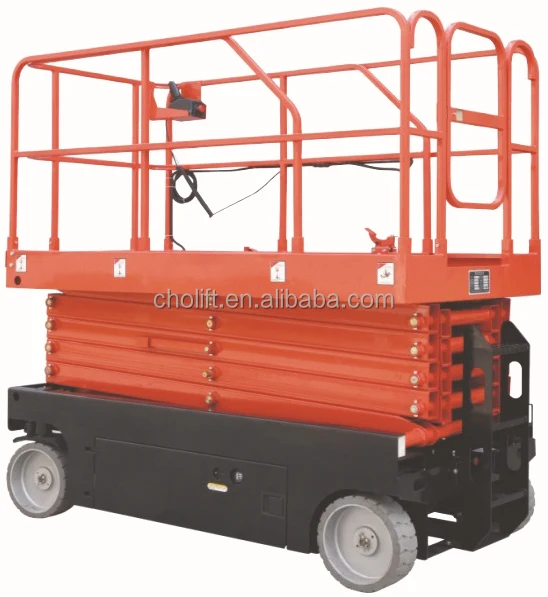 
Hot Sale Full Electric Aerial work platform 10m scissor lift 