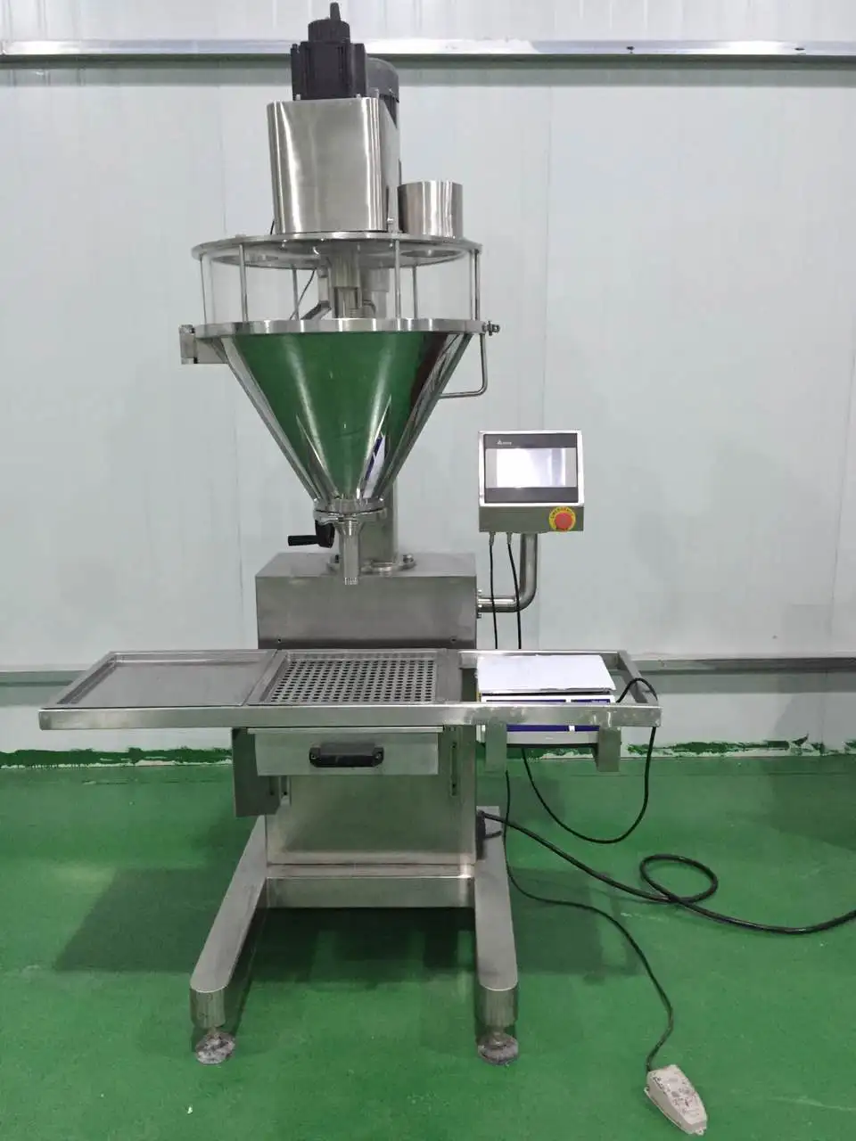 Coffee/milk/washing/spice/detergent Powder Filling Machine PLC & Touch Screen Volumetric &weight Control 1-5000g 4000BPH SUS 304