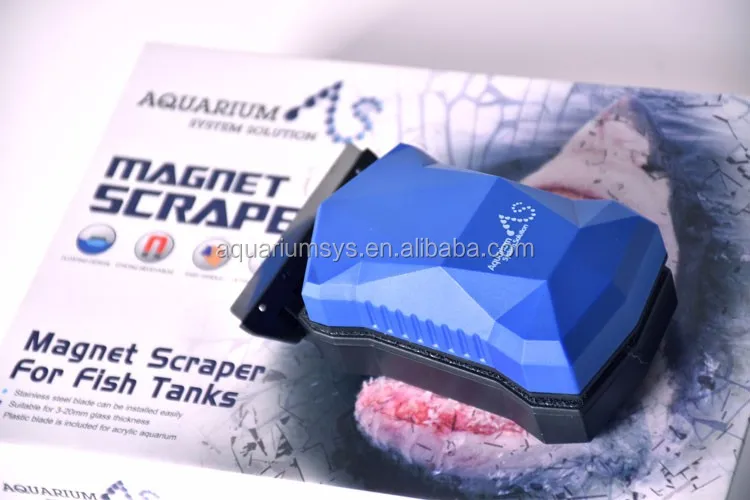 ASMS/S - AS Magnet Scraper Aquarium Cleaner Fish Tank Brush (S/Simple Packing)