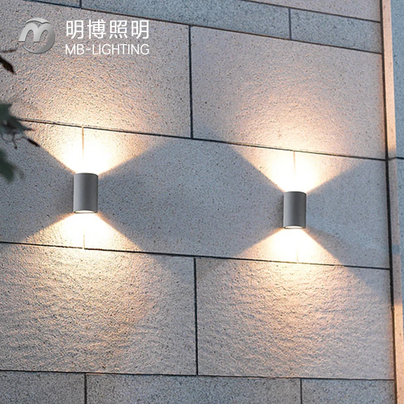 
IP65 Modern Design Outdoor Up and Down Wall Light Aluminum Led Lamp Lighting 