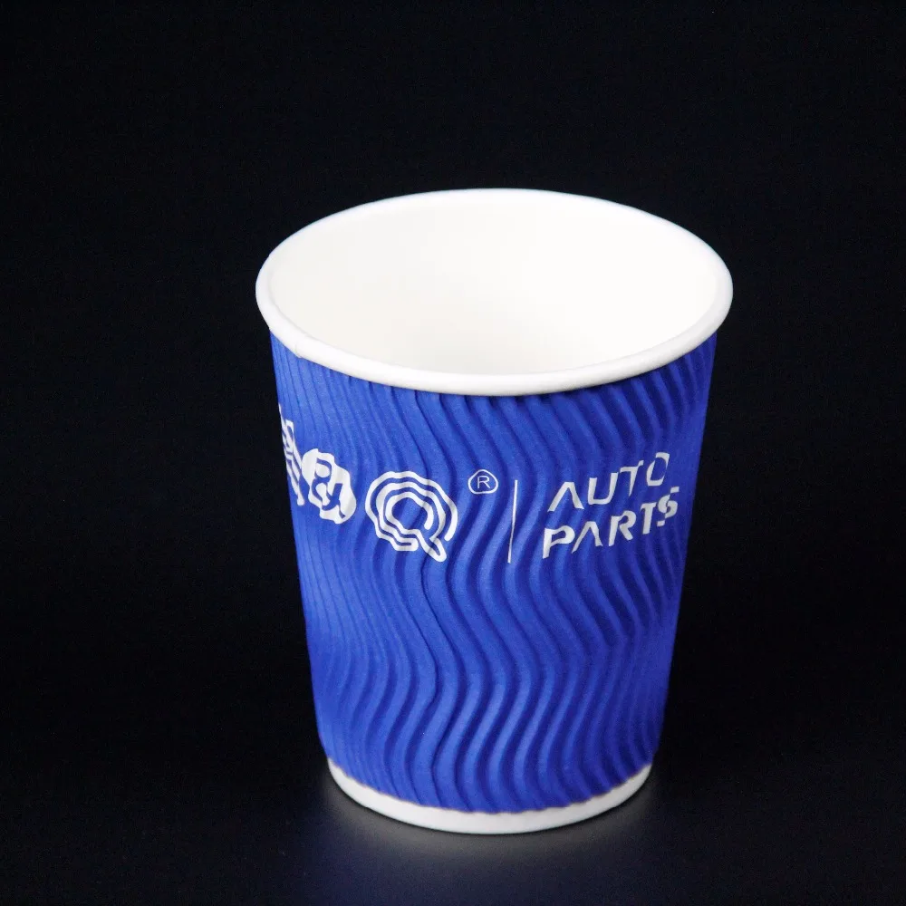 Premium Coffee Cups With Lids Insulated, Disposable Cup To Go Ripple Cups are Perfect For Hot and Cold