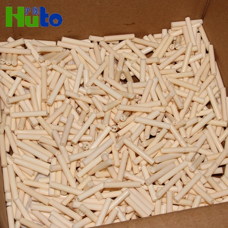 Corrosion Resistance 99% Al2O3 Ceramic Protection Alumina Ceramic Tube mgo tube