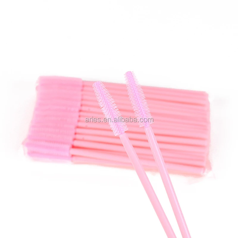 Disposable Silicone Mascara Brush Eyelash Curler Comb Eyelash Extension Applicator Wands 27 Color for Choose