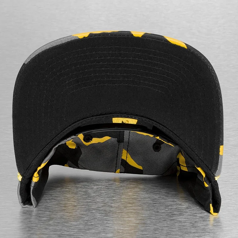 Hat Factory Custom Embroidered 5 Panel Camo Rope Bill Camouflage Running Snapback Caps