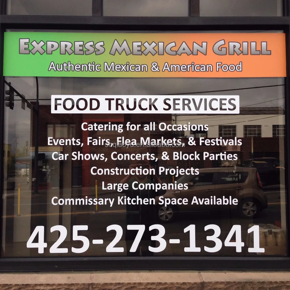 Белая виниловая высечка переводная буква наклейка с прозрачным фоном для магазина и окна