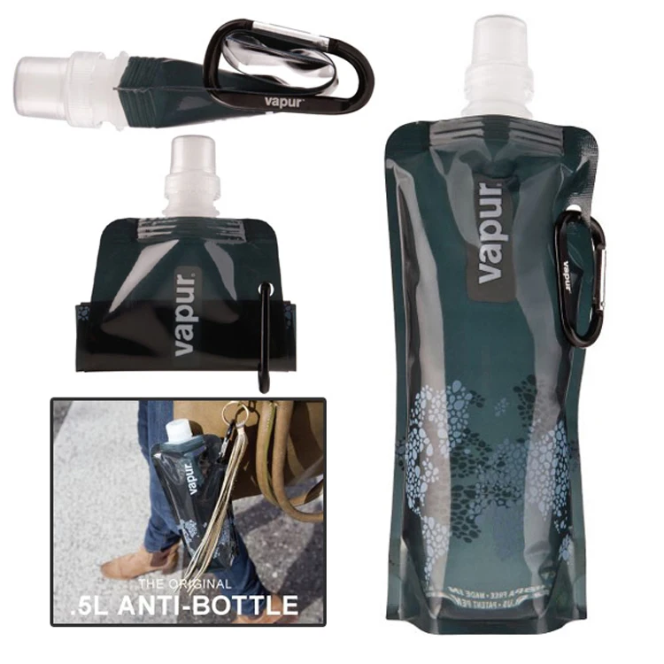 New custom design foldable water bottle for mountain sports