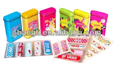 first aid dressing medical plaster band aid tins