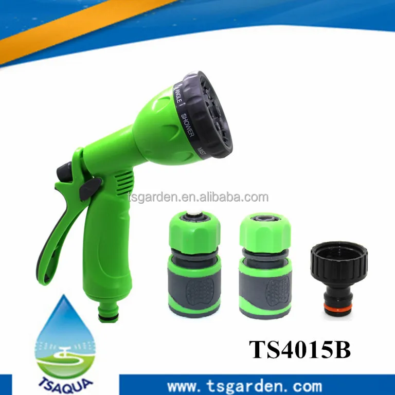Adjustable Nozzle Water Gun Lawn Hose Multifunction High Pressure Garden water hose sprayer nozzle set car washing kit