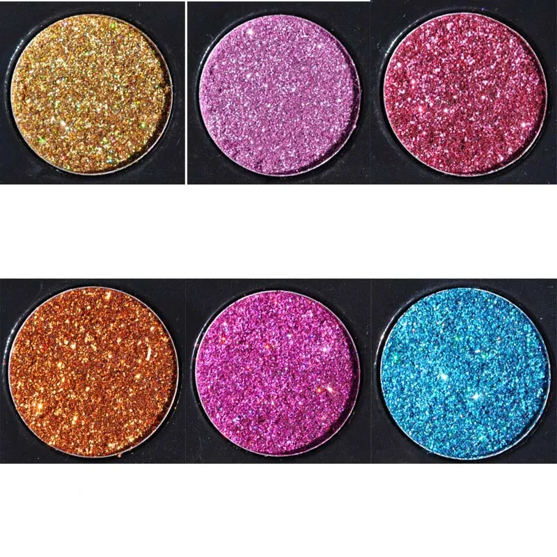 
New Fashion Cosmetics Makeup Glitter 6 colors Eyeshadow Palette Private Label 