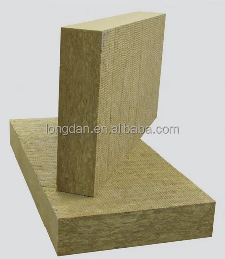 Waterproof Fireproof Class A Acoustic Rock wool Insulation Board for Building Material