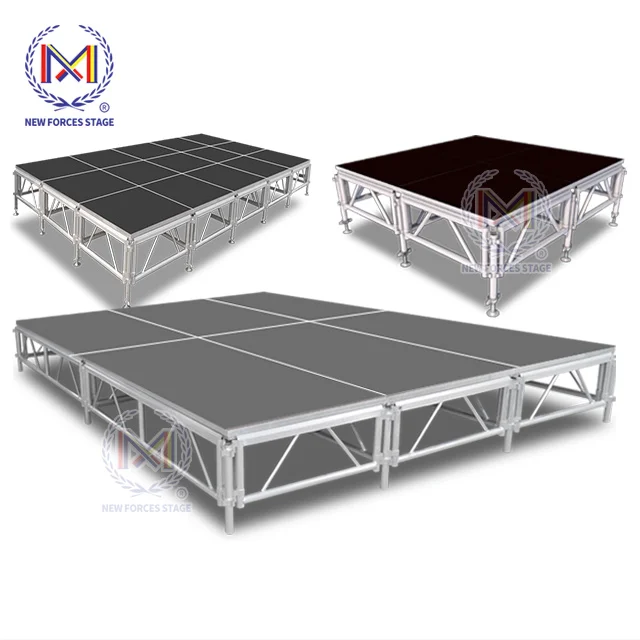 Aluminum Truss Stage, Mobile Stage Platform With Tuv For Band/Concerts/Events/Music