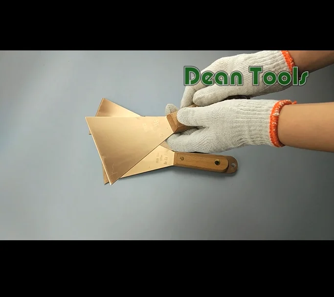 Explosion Proof ,Non Sparking Scraper Putty Knife ,wooden handle 25*80mm 80*165mm