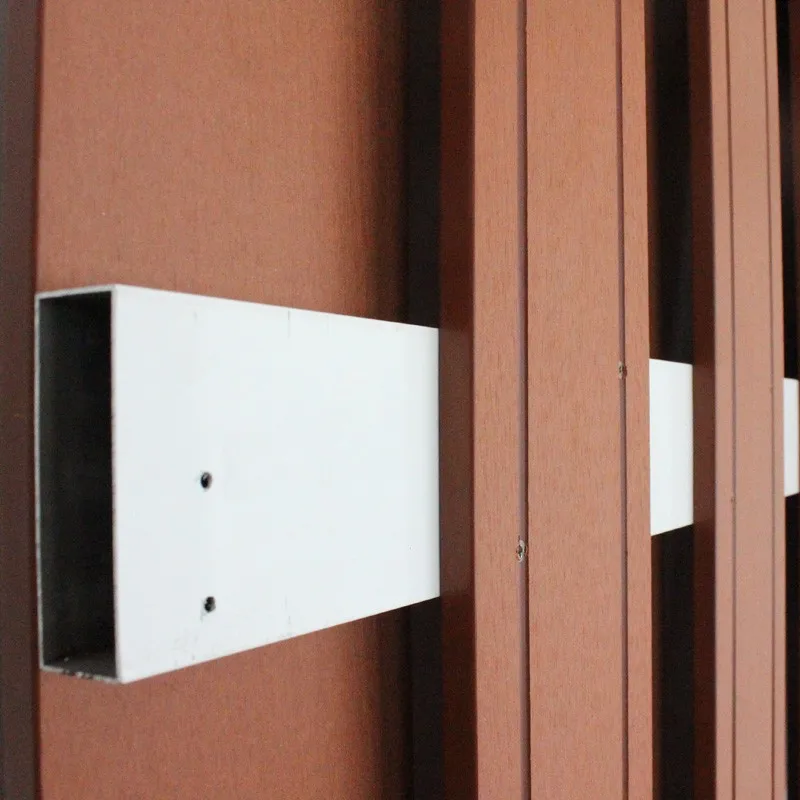 European outdoor basic wpc fence for garden decoration 1800*1800mm with 143*13 board