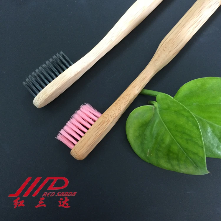 BSCI factory yangzhou bamboo toothbrush oral adult teeth care sharpen bristle