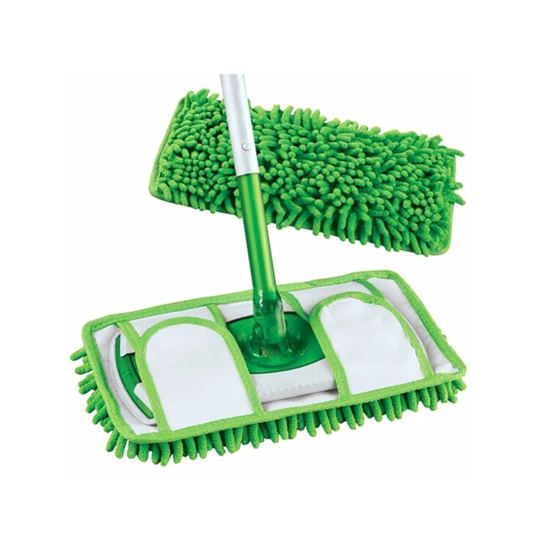chenille Set 2 Reusable Microfiber Mop Pads Of Sweeper