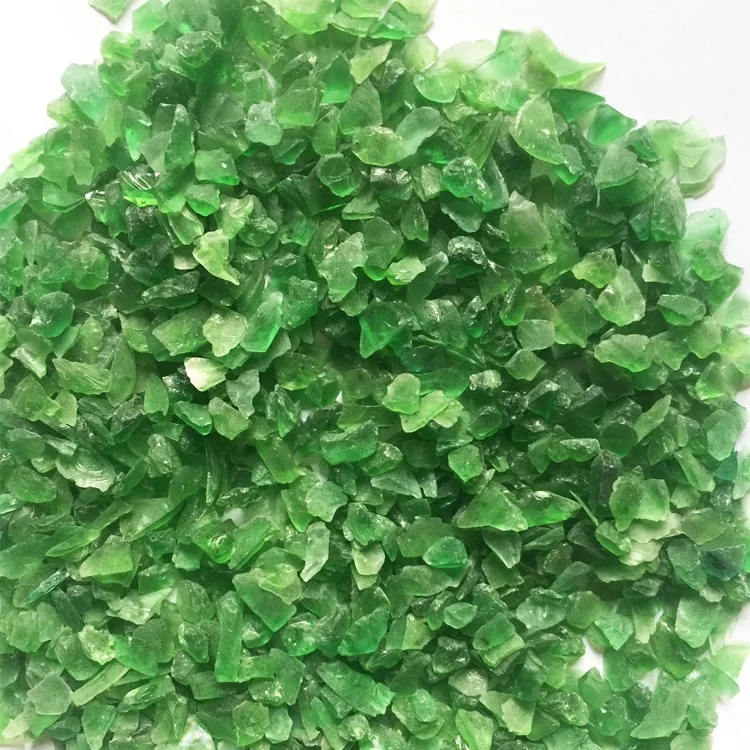 Original factory quality white marble glass gravel chips