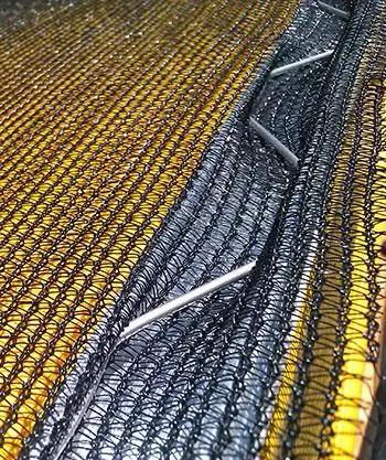 Высококачественная парниковая зигзагообразная фиксирующая пружина с пластиковым покрытием