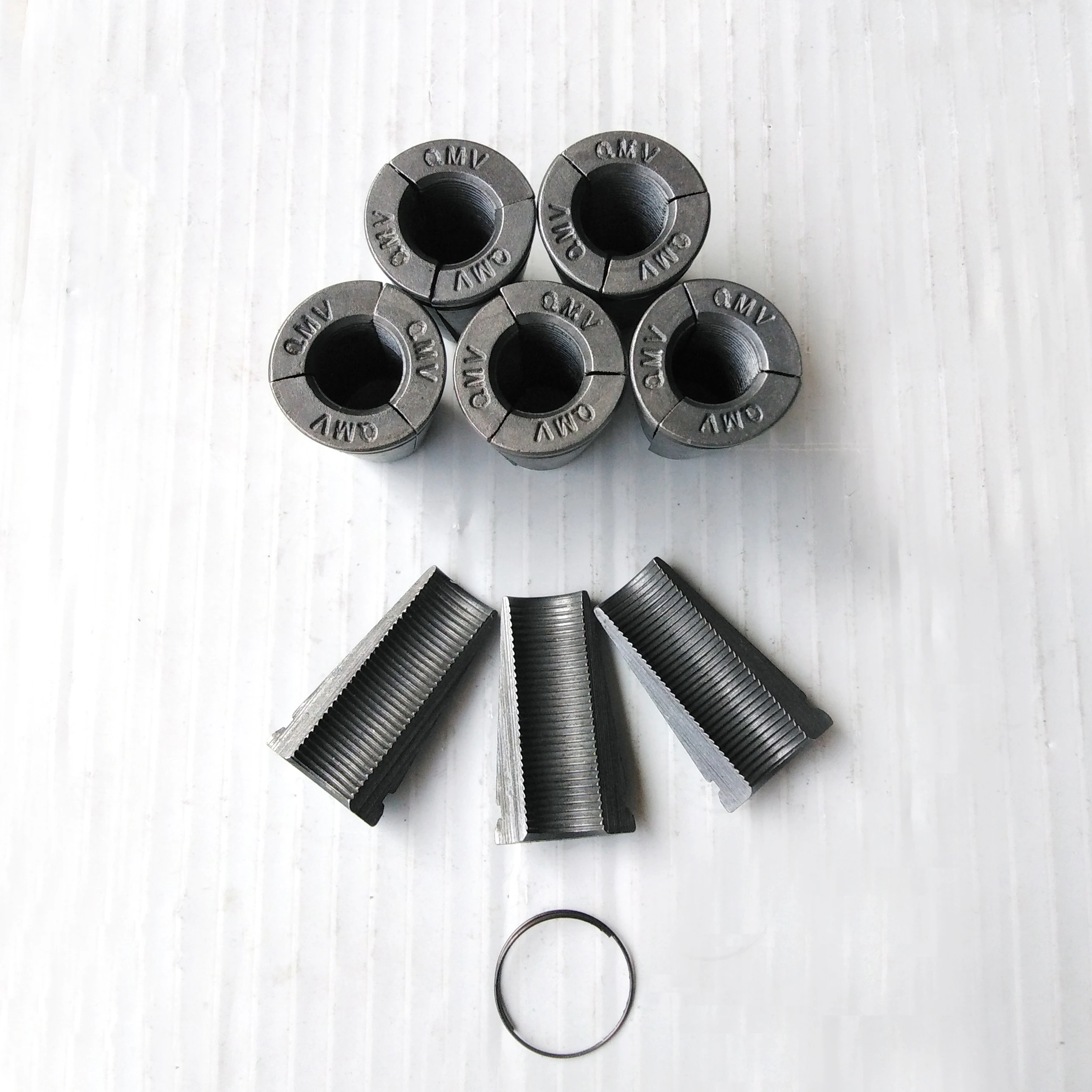 Free samples prestressed post tensioning steel strand wedge grip for customize