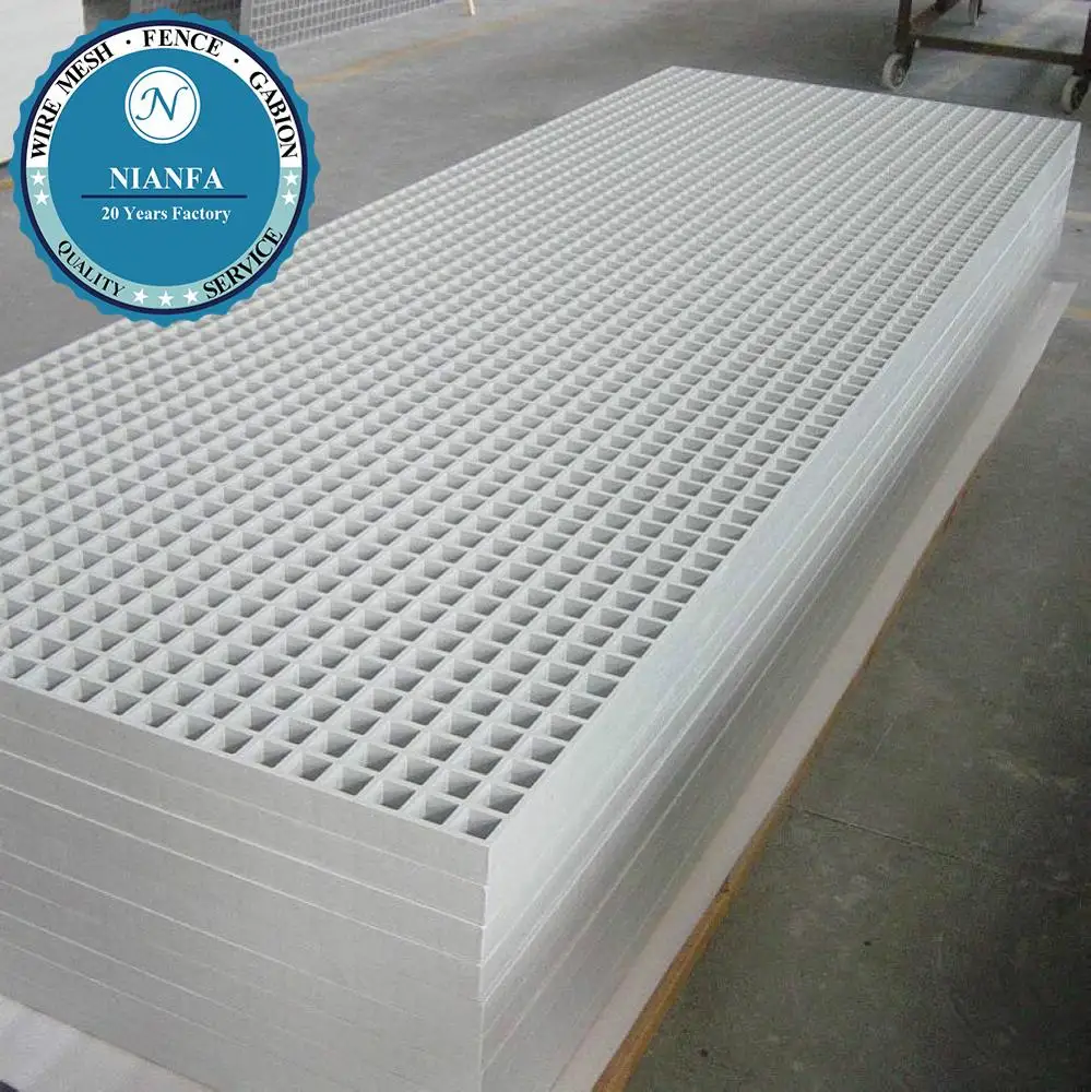 
Poultry Feeding small hole 38*38mm molded fiberglass floor grating(Guangzhou Factory) 