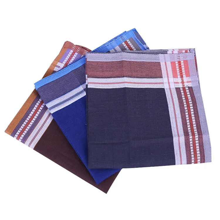 
New Coming Custom Design 100% Cotton Handkerchief Mix Colors Mens Handkerchief 