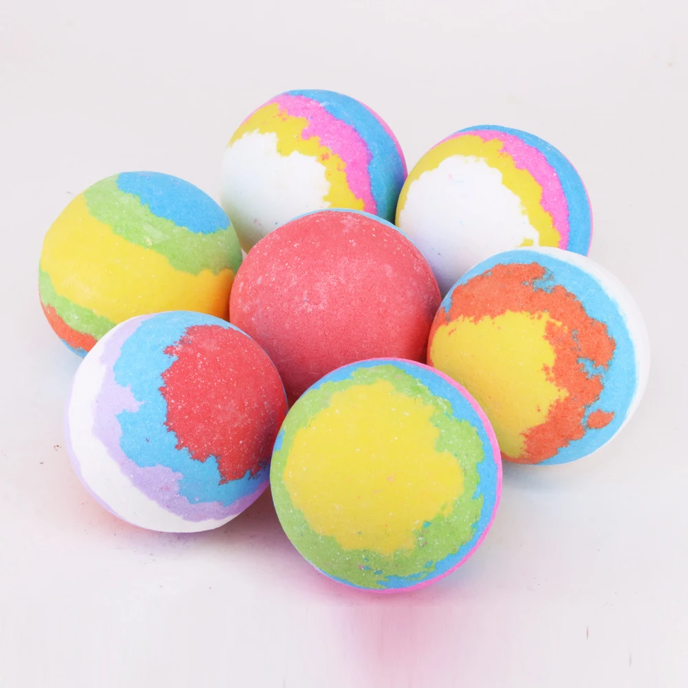 
Colorful bubble bath bomb fot spa produce two million balls per month 