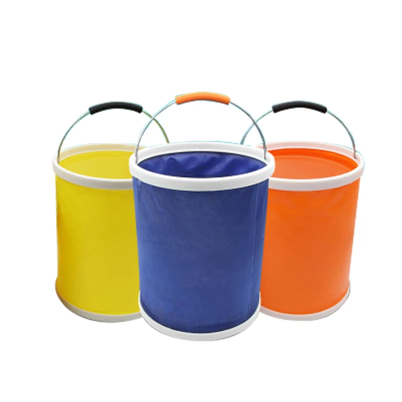 QJ-G-B-027 Открытый прочный складной водяной ковш, складной ковш для мытья автомобиля