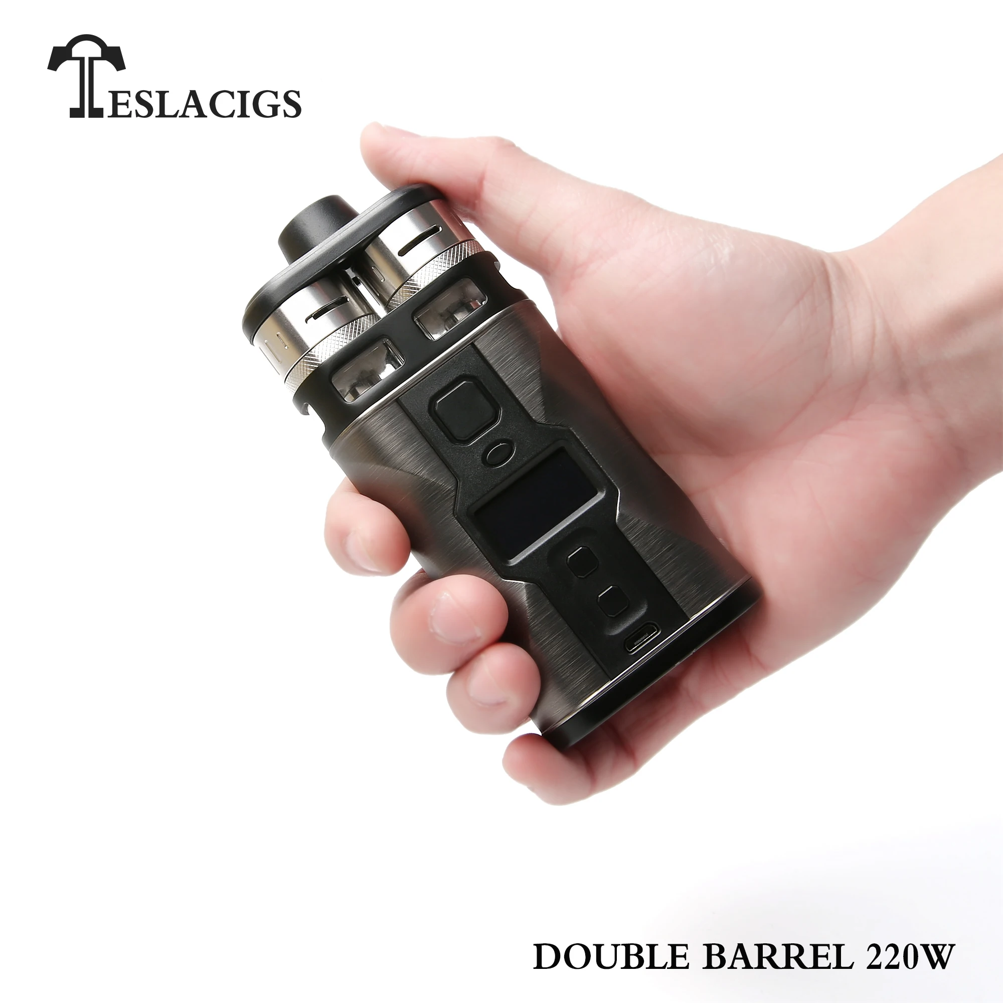 Original e cig box mod Double Barrel 220w best vape from Original Teslacigs