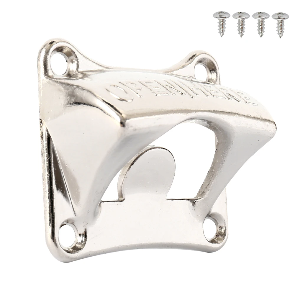 Vintage Bronze Wall Mounted Opener Wine For Beer Soda Glass Bottle Opener Kitchen accessories supplies Bar Gift Zinc Alloy