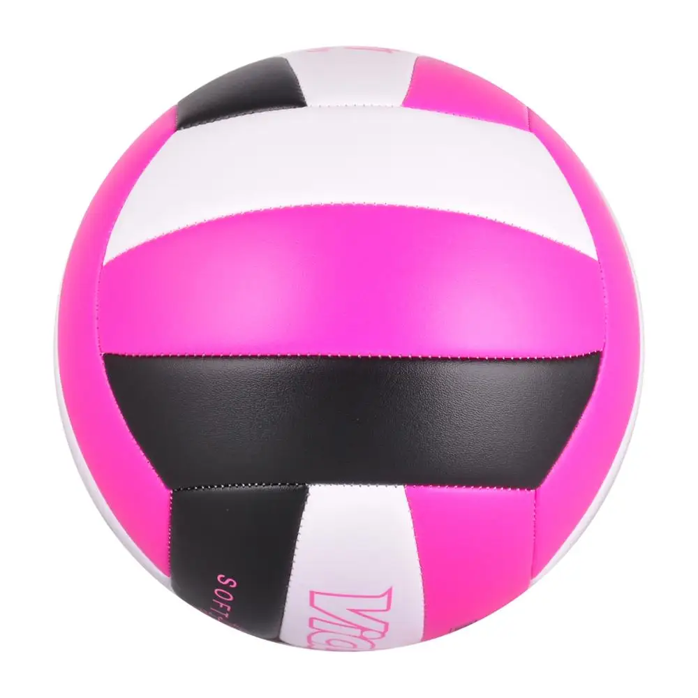 ПВХ пляжный Волейбольный мяч Стандартный тренировочный мяч Размер 5 под заказ оптовая продажа pu Волейбольный мяч