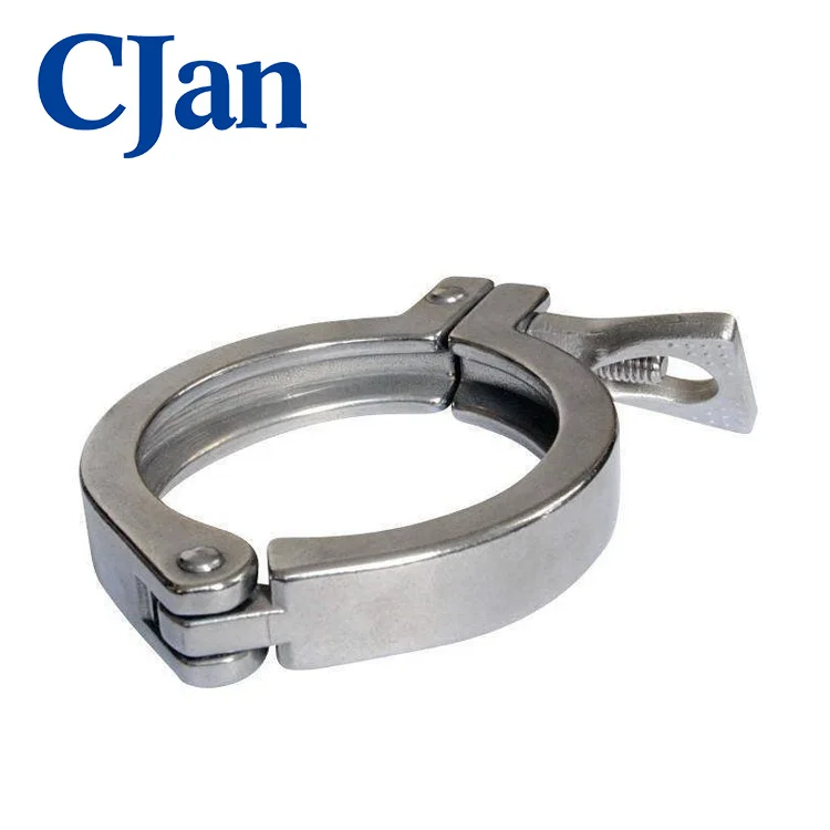 Stainless steel heavy duty single pin clamp, 13mhh clamp for TC hose fittings