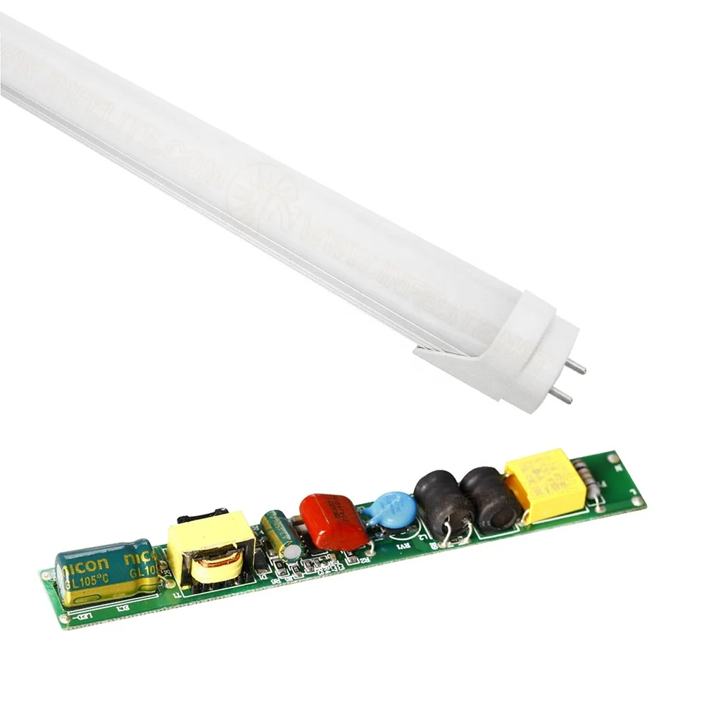 IN-T8D Dimming AC Triac 1-10V DALI Dimming 9W 14W 18W 24W 32W Dimmable Ballast Compatible T8 LED Fluorescent Tube Light Fixture