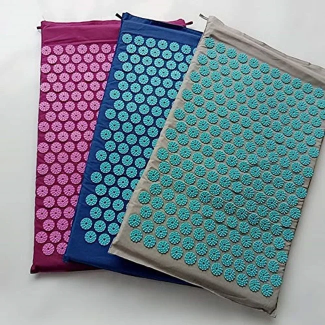
Spikes Acupressure Mat Set for Back Pain Relief and Muscle Relaxation 