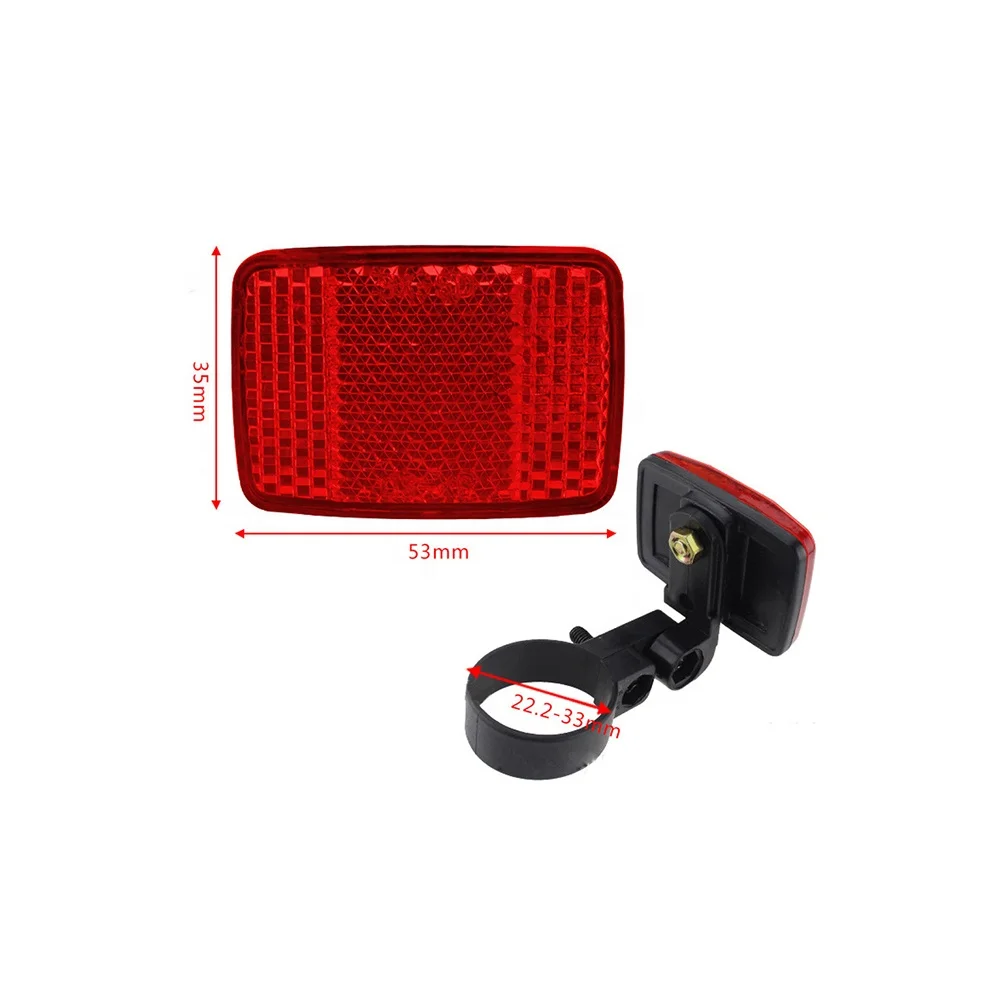 Bicycle Front Rear Reflective Lens MTB Road Cycling Riding Warning Light Cycling Safety Accessories Bike Automatic Reflectors