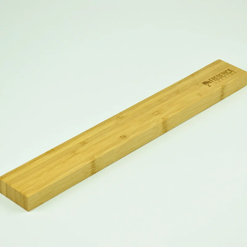 Bamboo knife magnetic bamboo knife block/ holder on wall