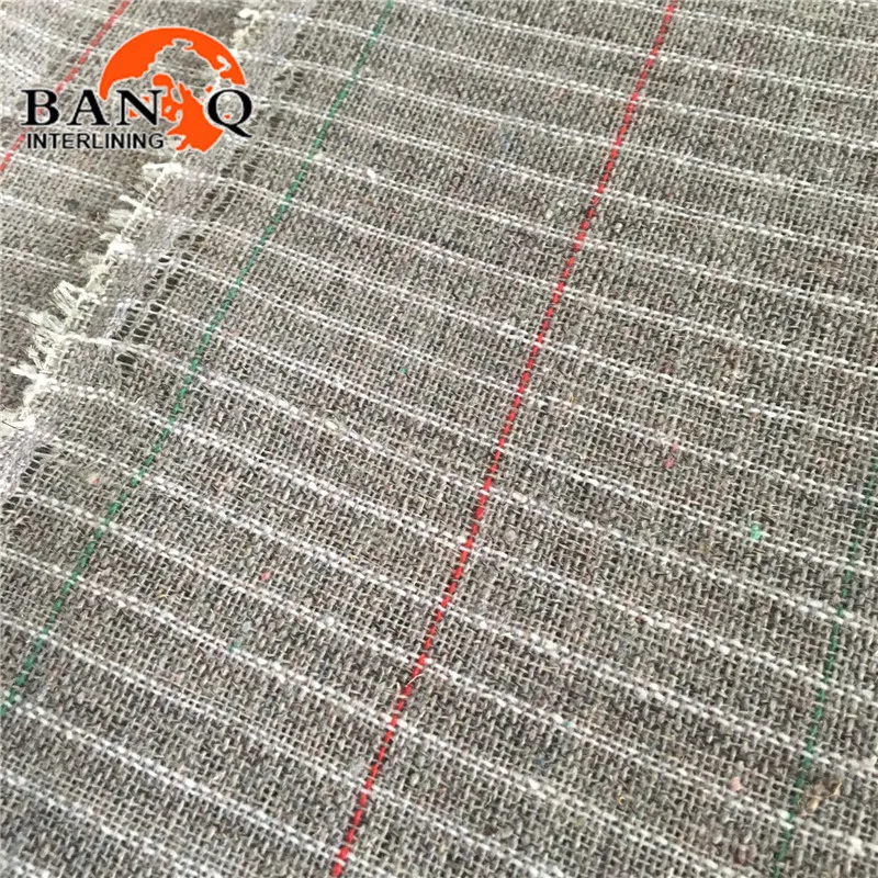 horse hair interlining woven fusible interlining 9206 for suit