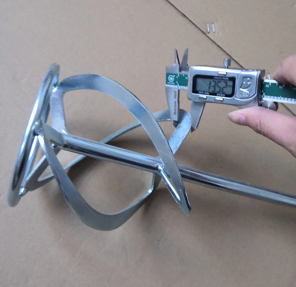 Heavy-duty paint mixer/ zinc-plated paint mixer with plastic paddles, paint stirrer, hand tools JL-002