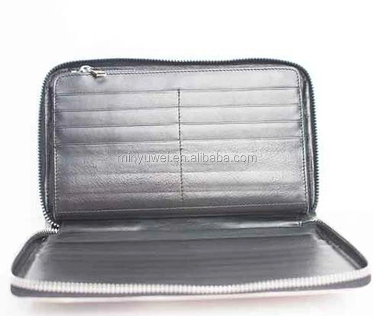 Custom women Digital printing high quality leather ladies zipper wallet for women