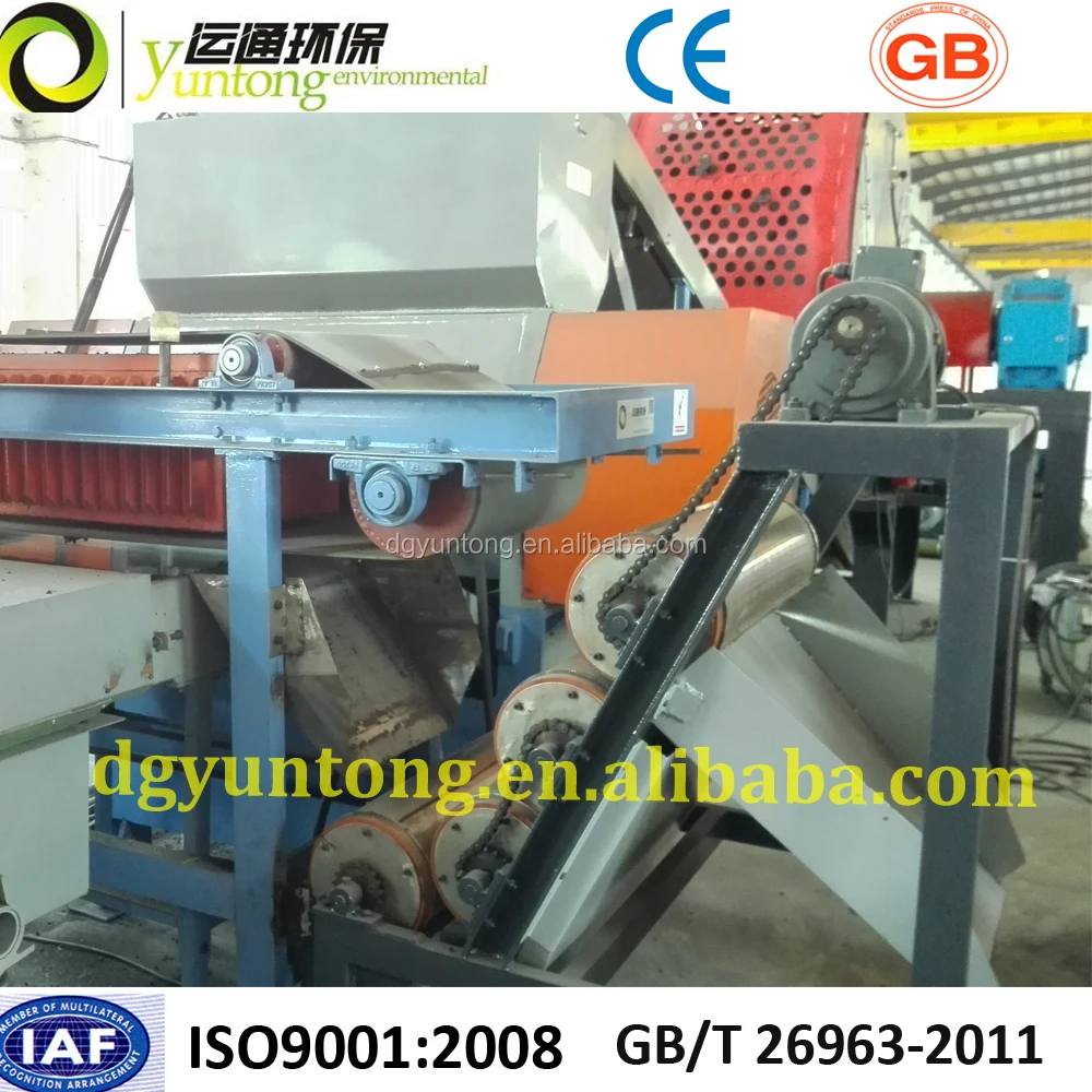 
Yuntong Brand waste rubber tyre shredding /pulverizing plant for crumb rubber 