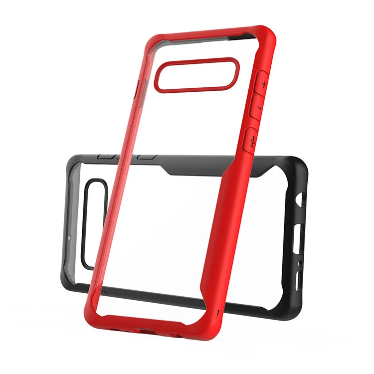 Factory direct supply simple and basic casephone shell TPU  transparent border protective cover case for samsung galaxy s10
